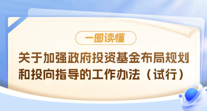 速覽！| 一圖讀懂政府投資基金布局規劃和投向指導